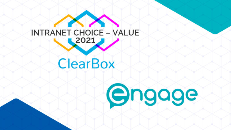 Engage software wins ClearBox Intranet award - Sorce intranet