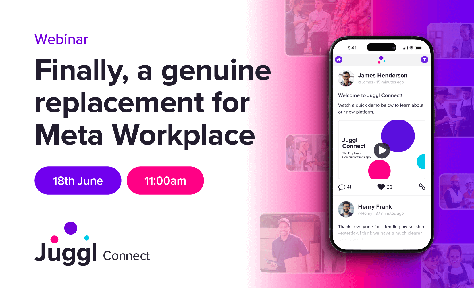 Juggl Connect Meta Workplace Alternative June Webinar