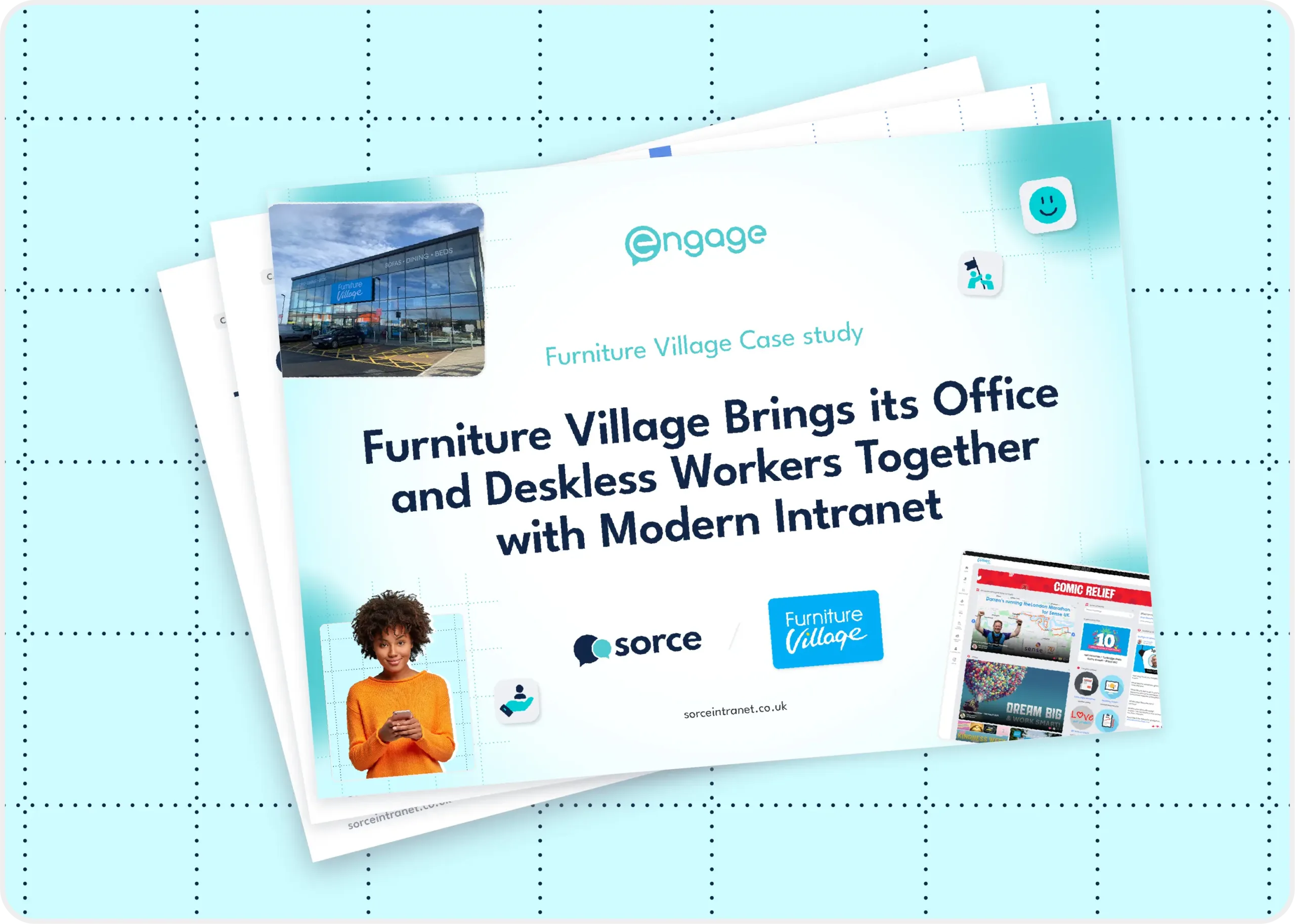 Furniture Village Intranet case study guide pages